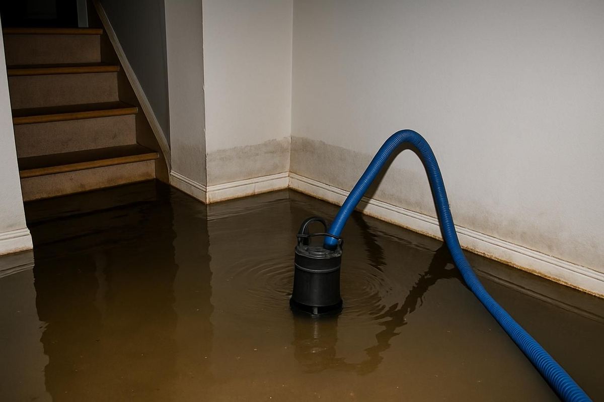 Below-grade and ground-floor flooding cleanup in Pasadena, TX
